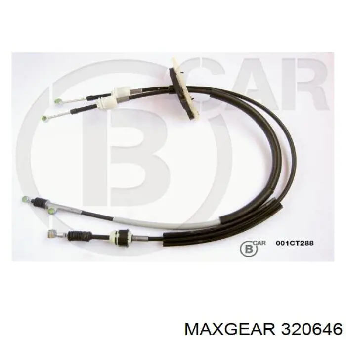 32-0646 Maxgear cables de accionamiento, caja de cambios