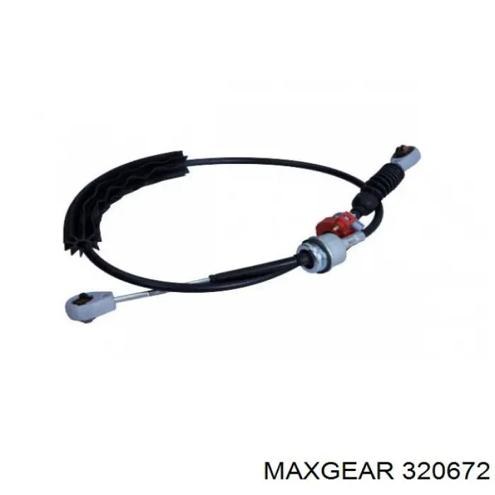 32-0672 Maxgear cable de accionamiento, caja de cambios (selección de marcha)