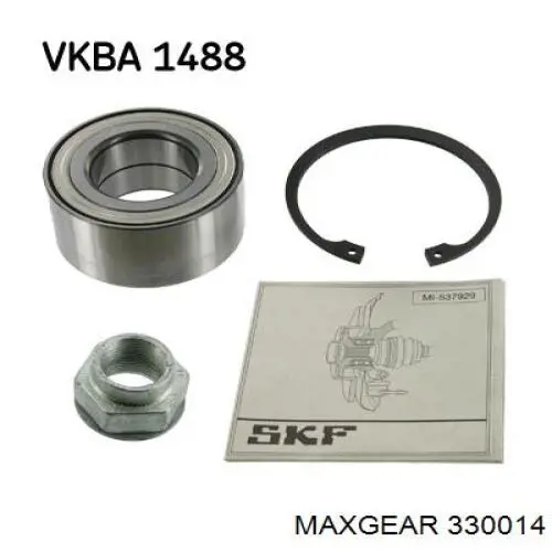 33-0014 Maxgear cojinete de rueda delantero