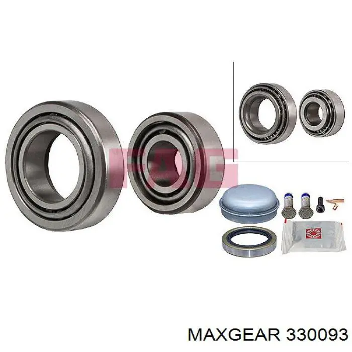 33-0093 Maxgear cojinete de rueda delantero