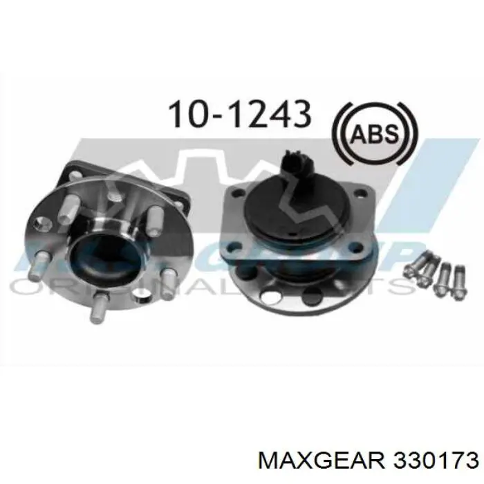Cubo de rueda trasero Jaguar X-type CF1