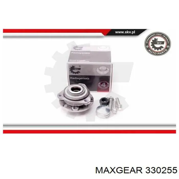 330255 Maxgear cubo de rueda delantero