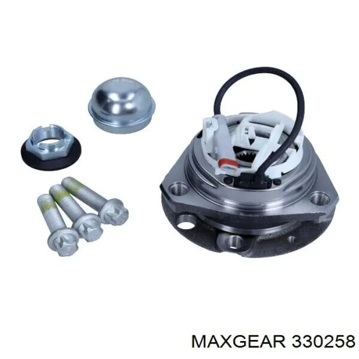 330258 Maxgear cubo de rueda delantero