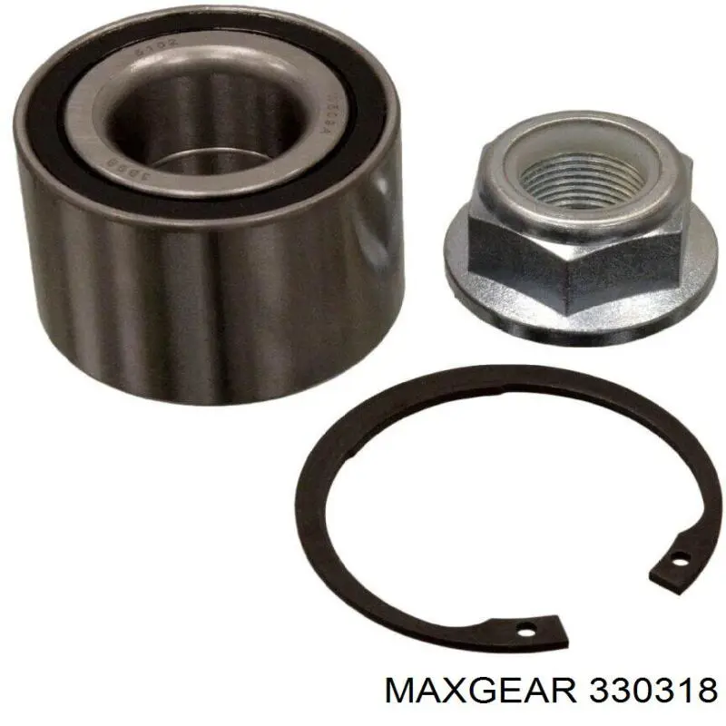 Cojinete de rueda trasero Citroen C3 1 FC