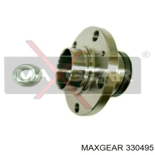 330495 Maxgear cubo de rueda delantero