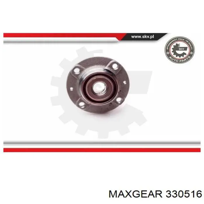 33-0516 Maxgear cubo de rueda trasero