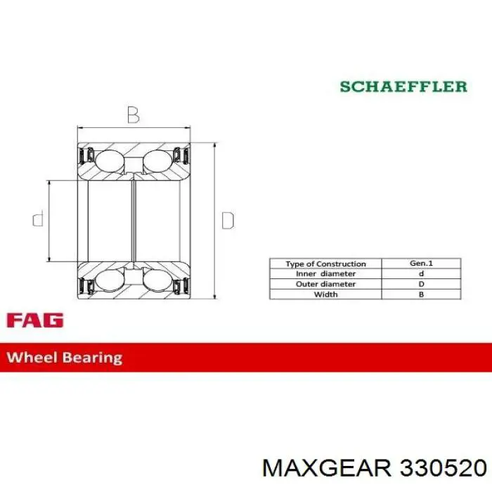 Cojinete de rueda delantero Renault Espace 4 JK0