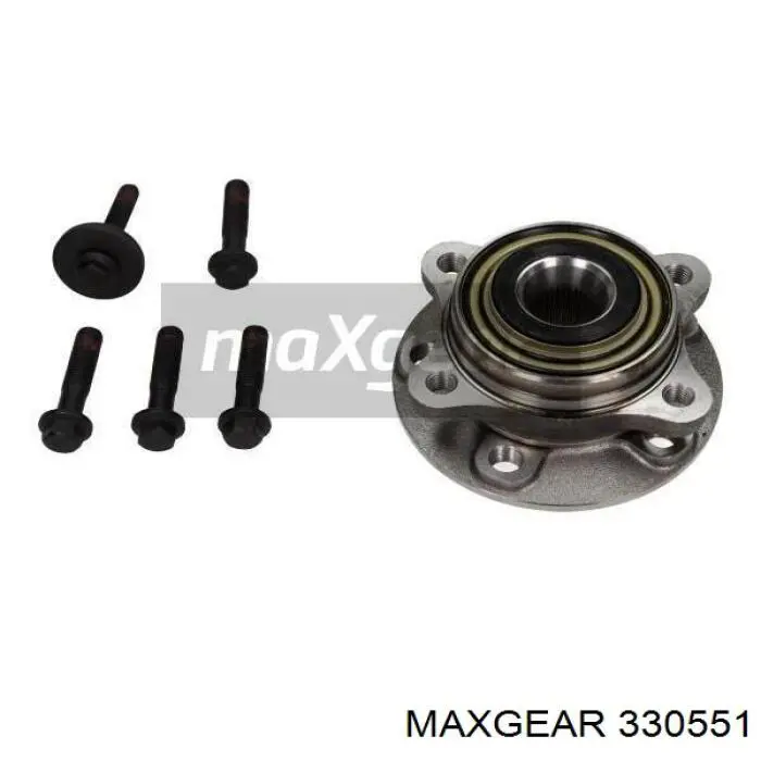 330551 Maxgear cubo de rueda delantero