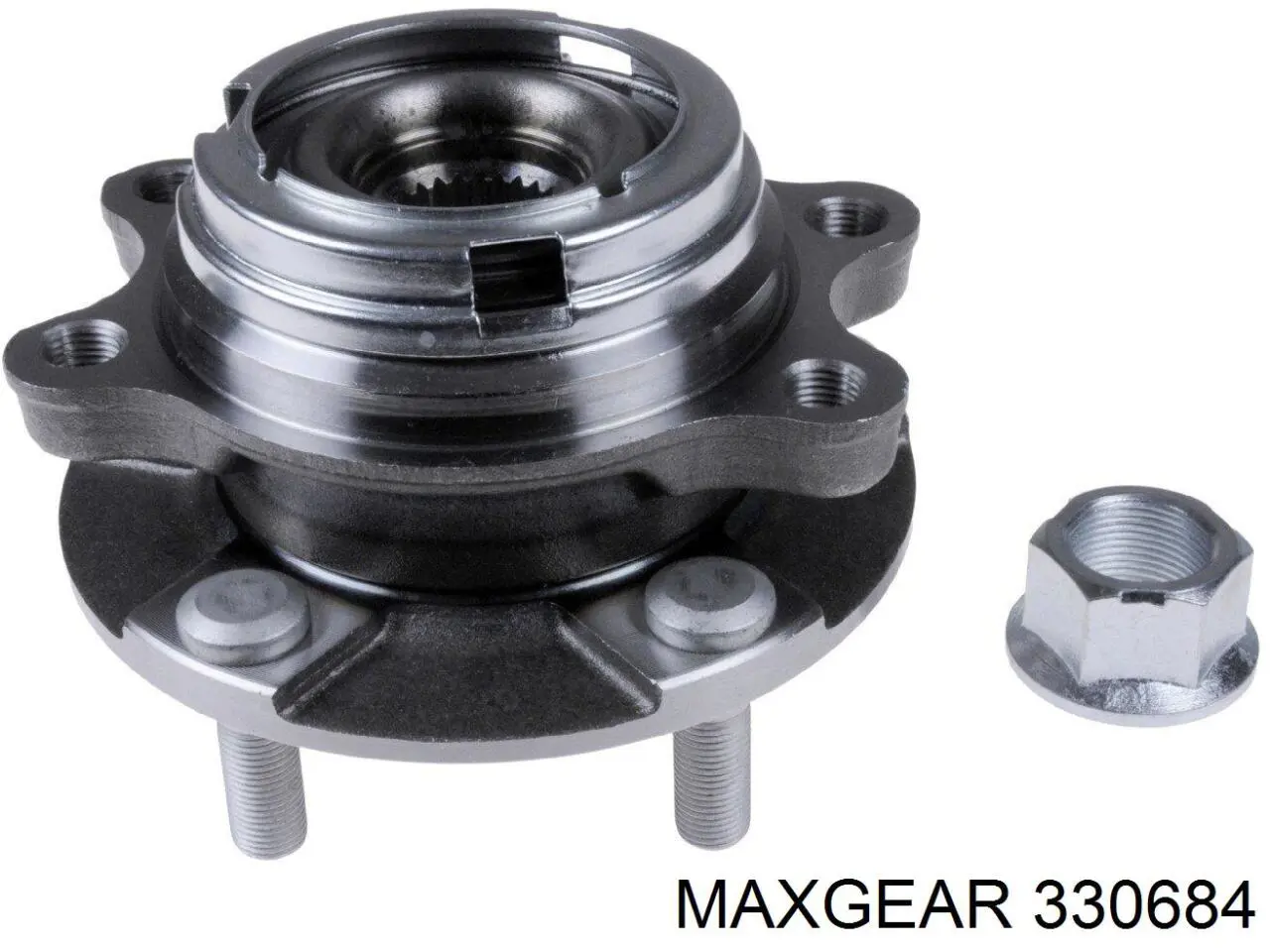 330684 Maxgear cubo de rueda delantero