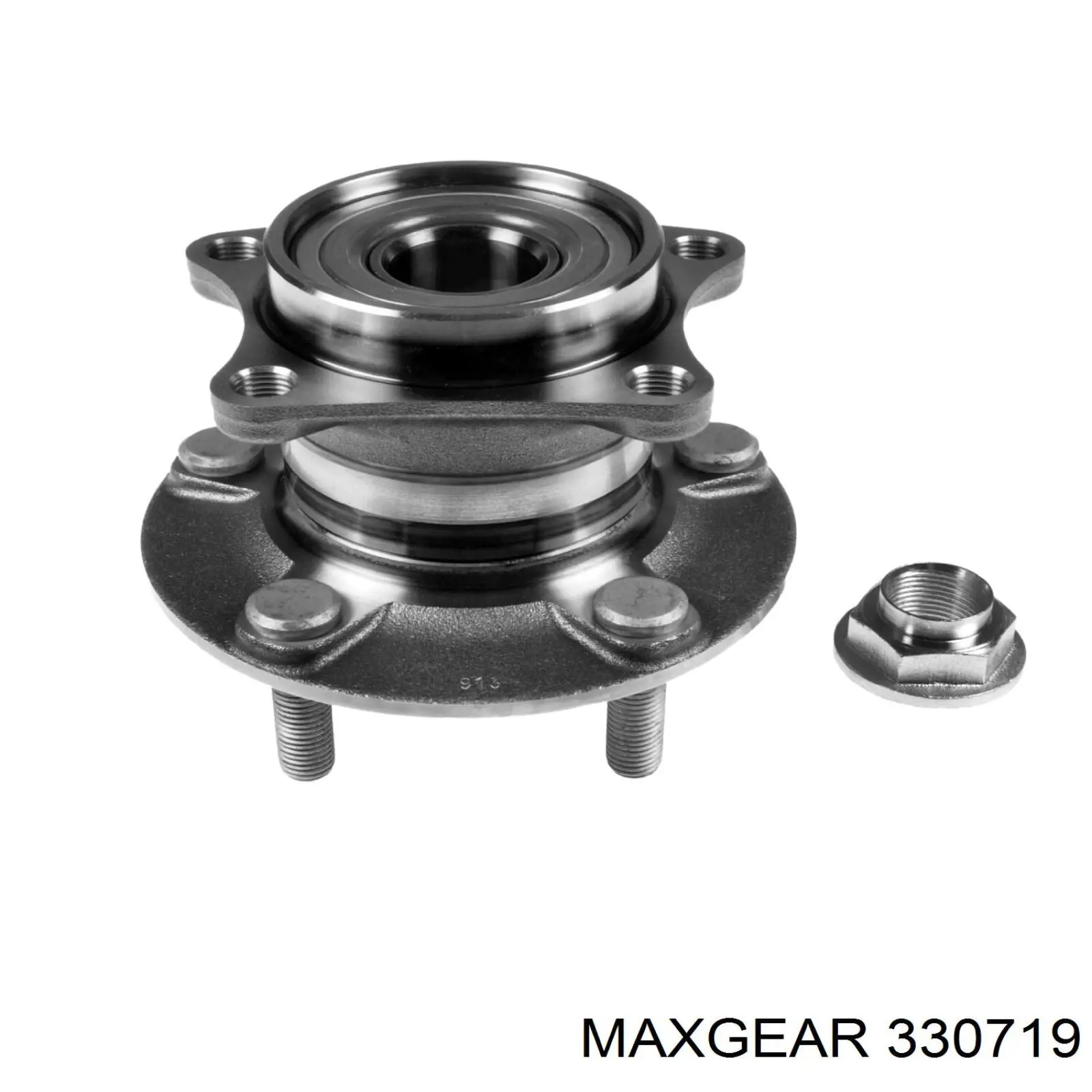 330719 Maxgear cubo de rueda trasero