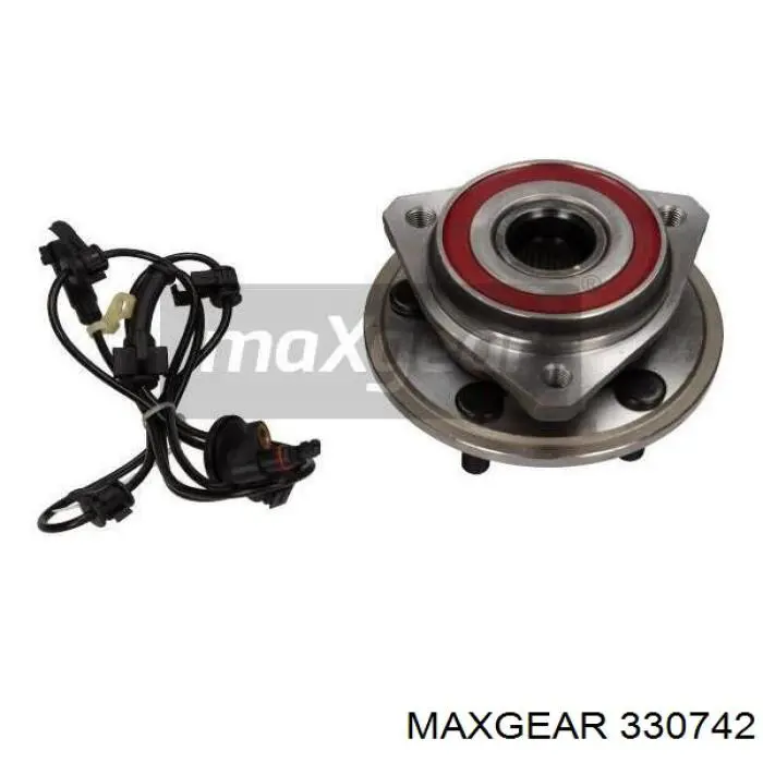 330742 Maxgear cubo de rueda delantero