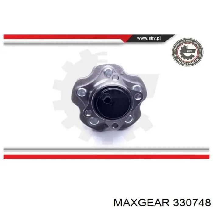 330748 Maxgear cubo de rueda trasero