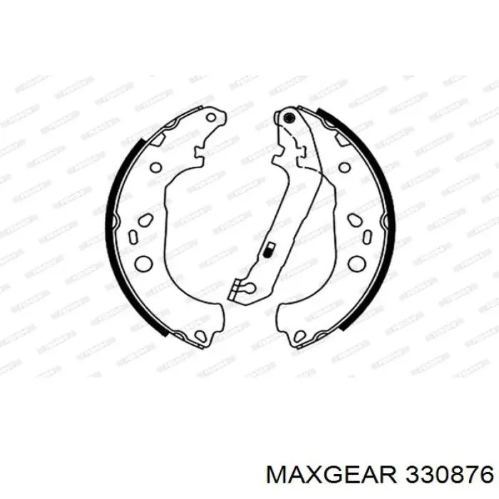 33-0876 Maxgear cubo de rueda trasero