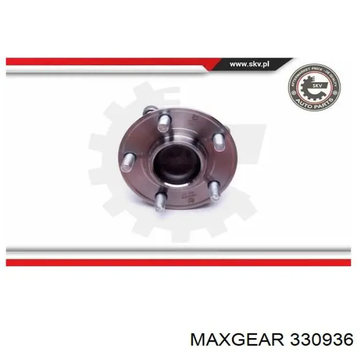 Comprar 330936 Maxgear Cubo de rueda, Eje trasero