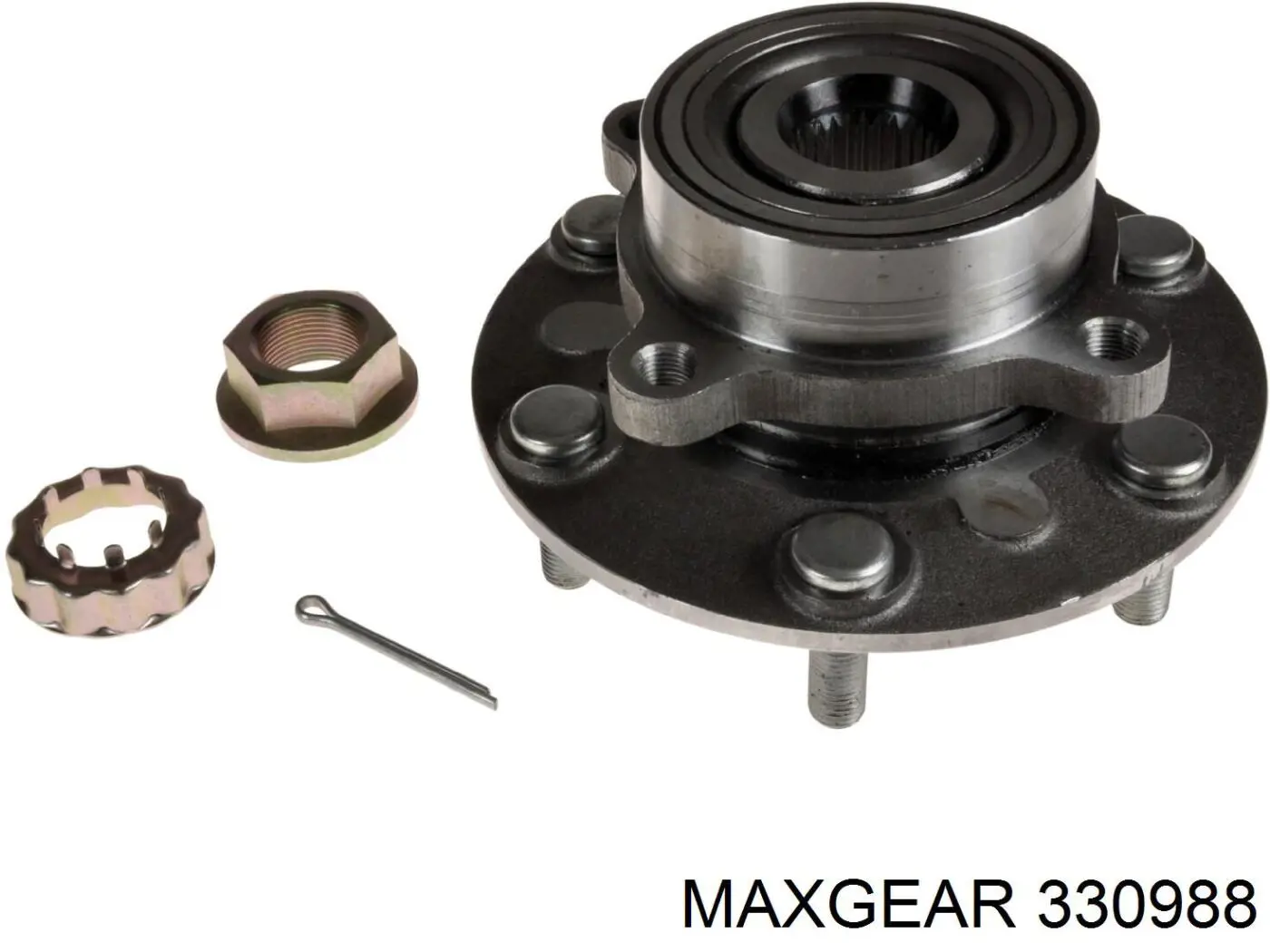 330988 Maxgear cubo de rueda delantero