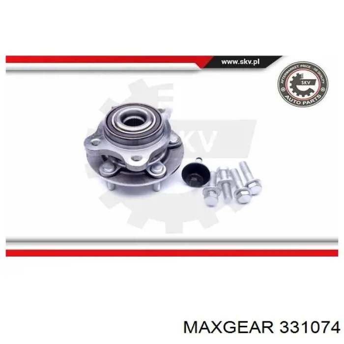 33-1074 Maxgear cubo de rueda delantero