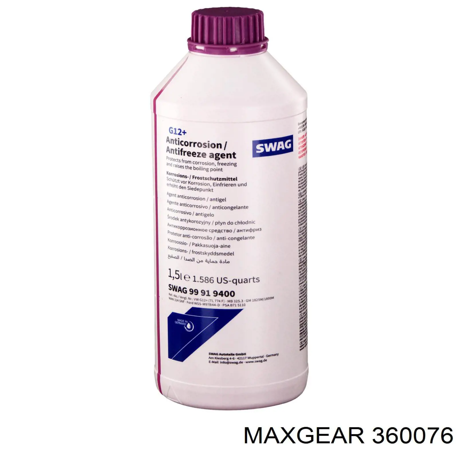 Liquido refrigerante 33101120 Swag