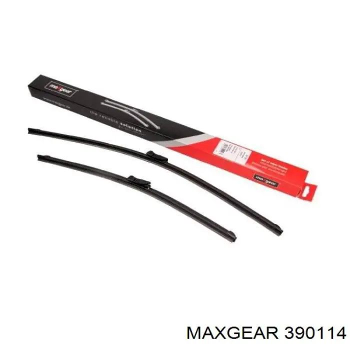 39-0114 Maxgear juego de limpiaparabrisas de luna delantera, 2 piezas