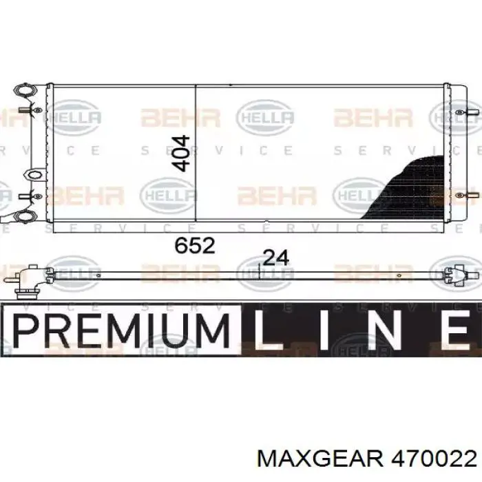 Bomba de agua 470022 Maxgear