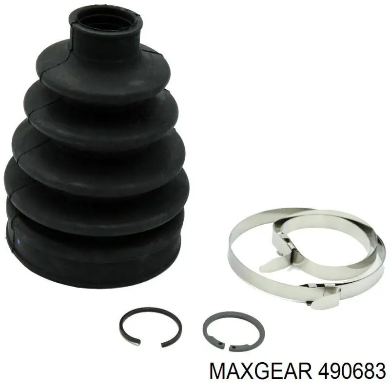 49-0683 Maxgear fuelle, árbol de transmisión delantero interior derecho