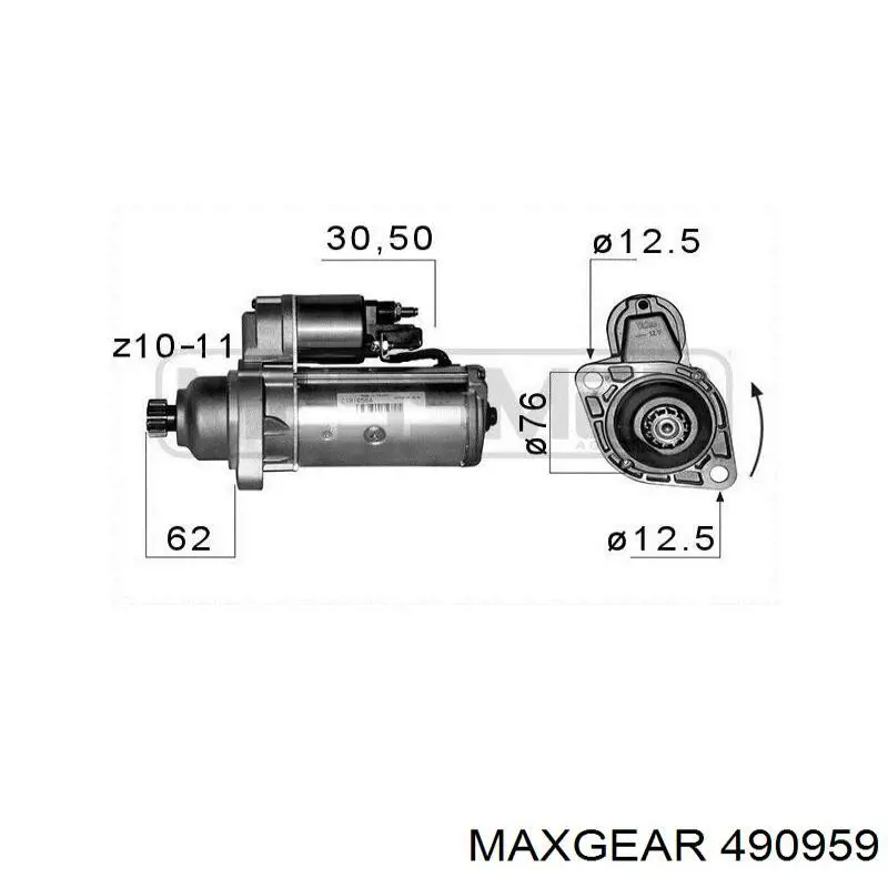 49-0959 Maxgear suspensión, árbol de transmisión