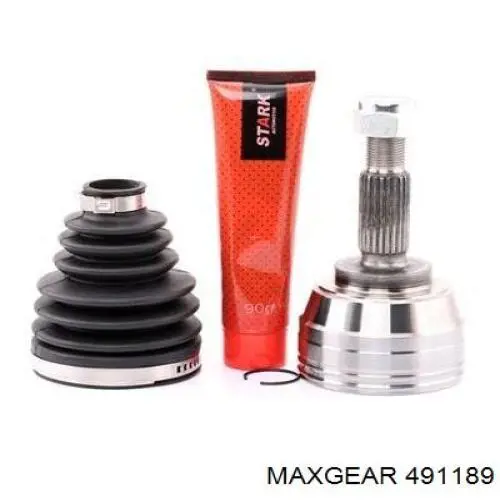 49-1189 Maxgear árbol de transmisión delantero izquierdo