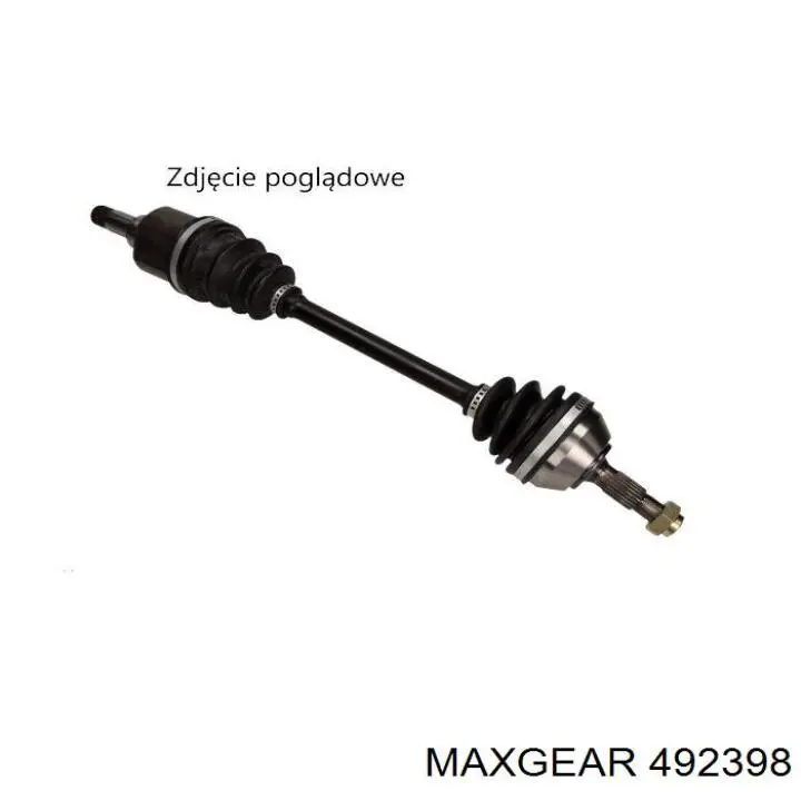 49-2398 Maxgear árbol de transmisión trasero izquierdo