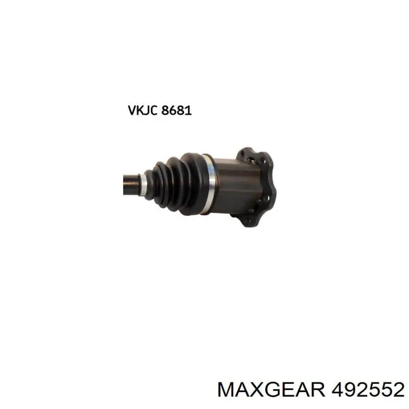 49-2552 Maxgear árbol de transmisión delantero