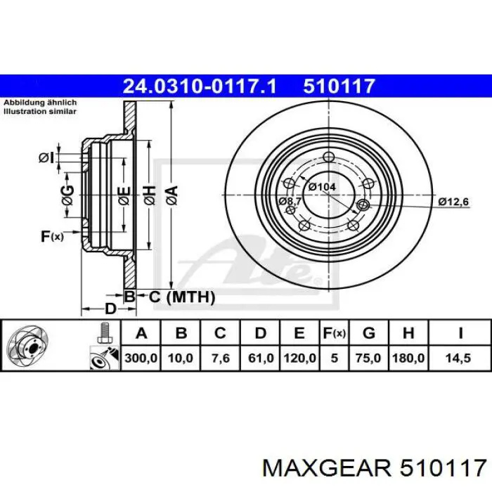Sensor De Flujo De Aire/Medidor De Flujo (Flujo de Aire Masibo) Ford Mondeo 1 GBP