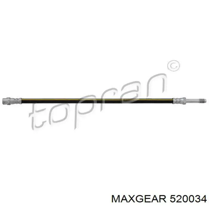 Latiguillos de freno delantero 9014280435 Mercedes