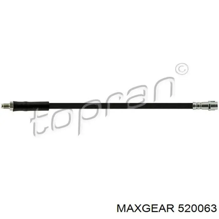 52-0063 Maxgear tubo flexible de frenos trasero