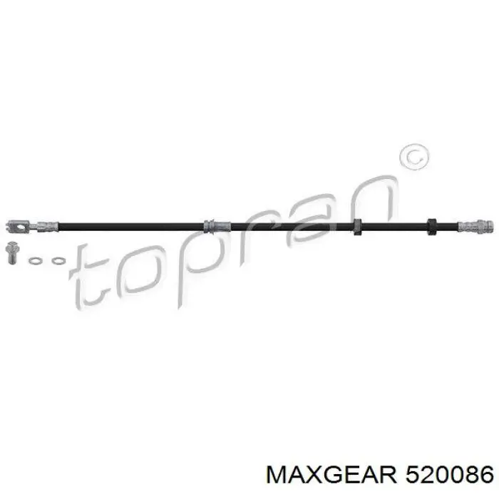 52-0086 Maxgear latiguillo de freno delantero