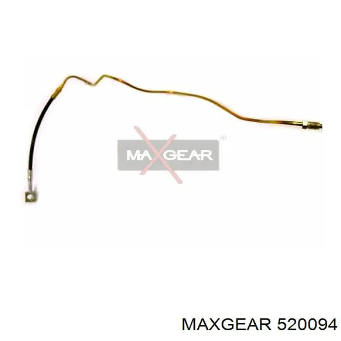 52-0094 Maxgear tubo flexible de frenos trasero izquierdo