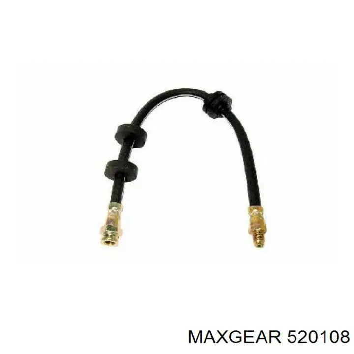 4118500 Metzger Tubo de frenos delantero