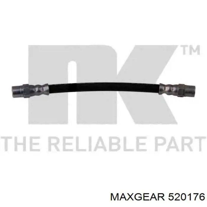 52-0176 Maxgear tubo flexible de frenos trasero izquierdo