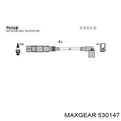 Cables de bujías 1038137SX Stellox