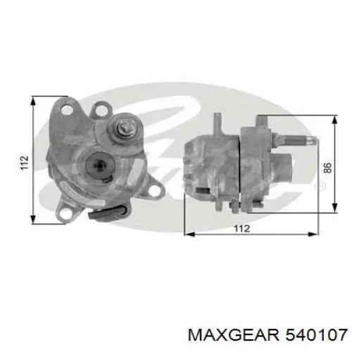 Rodillo, correa trapecial poli V Mercedes Bus 207-310 601
