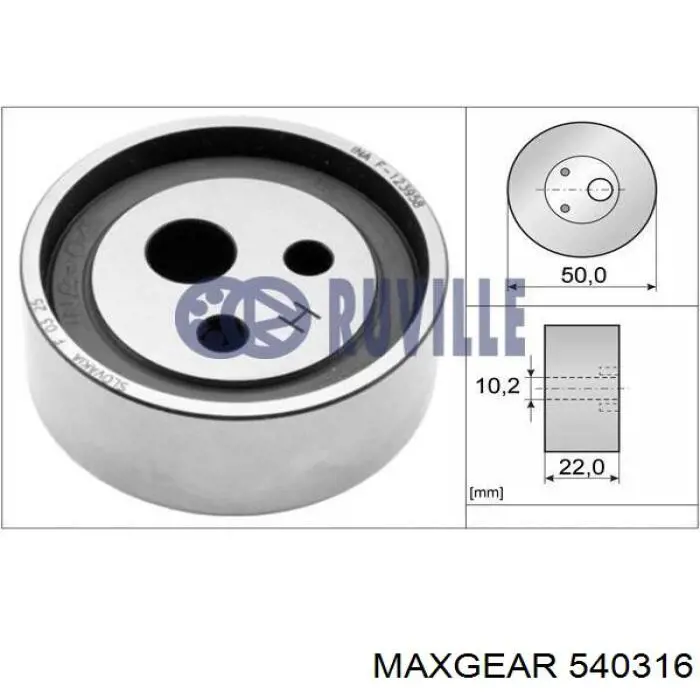 7700871616 Renault (RVI) Polea tensora