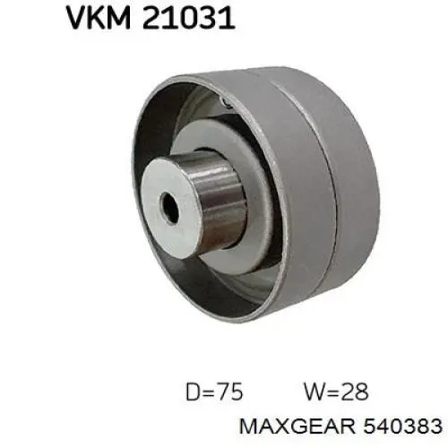 Polea correa distribución 540383 Maxgear