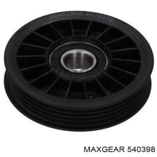 54-0398 Maxgear rodillo, correa trapecial poli v