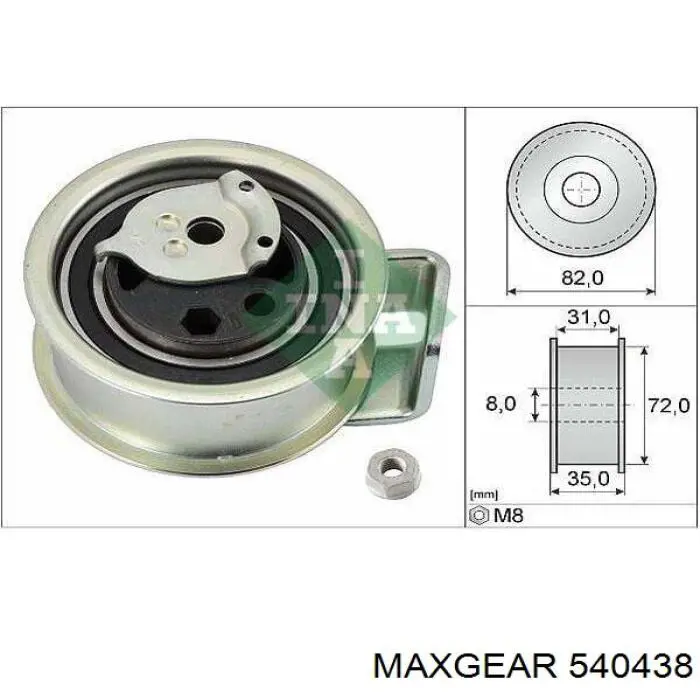 Comprar 45109243C VAG Tensor correa distribución