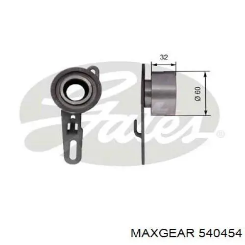 54-0454 Maxgear rodillo, cadena de distribución