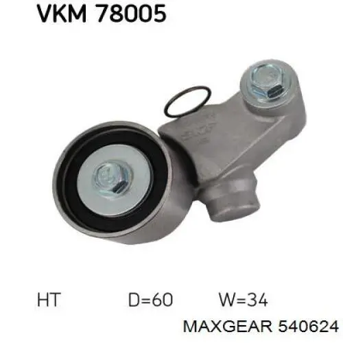 Tensor de la correa trapecial Maxgear 540624 precio, desde 23,79 EUR