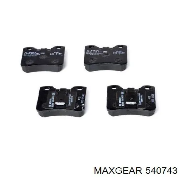 54-0743 Maxgear tensor de correa, correa poli v