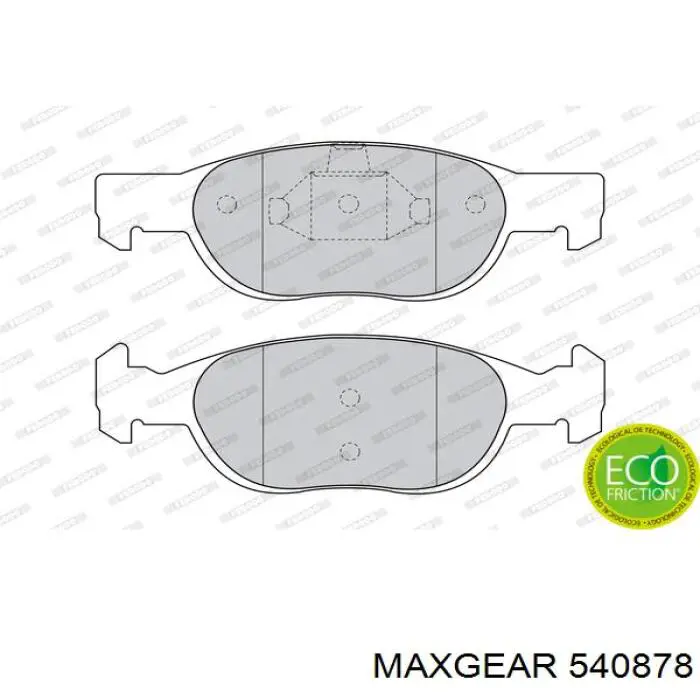 54-0878 Maxgear rodillo, cadena de distribución