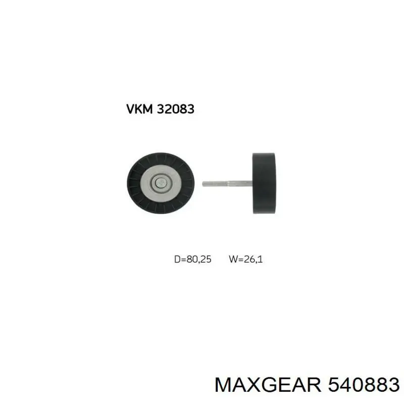 Tensor de correa poli V 1280HH06 Ashika