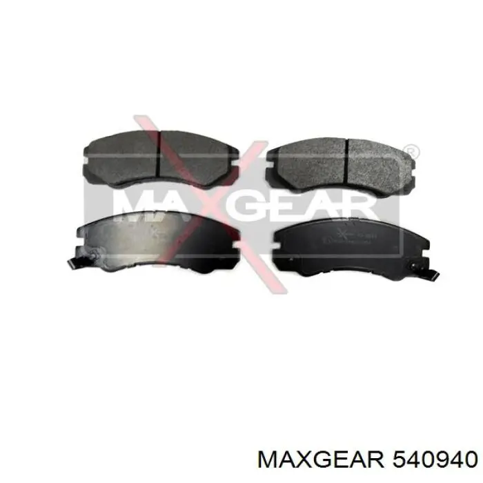 540940 Maxgear rodillo, correa trapecial poli v