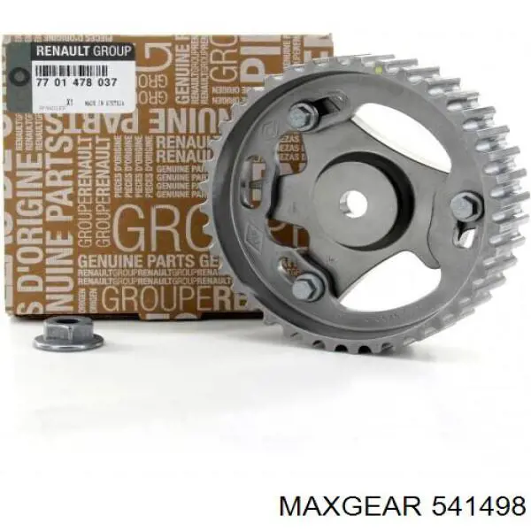 541498 Maxgear rueda dentada, árbol de levas lado de admisión