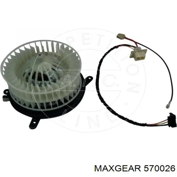 570026 Maxgear motor eléctrico, ventilador habitáculo