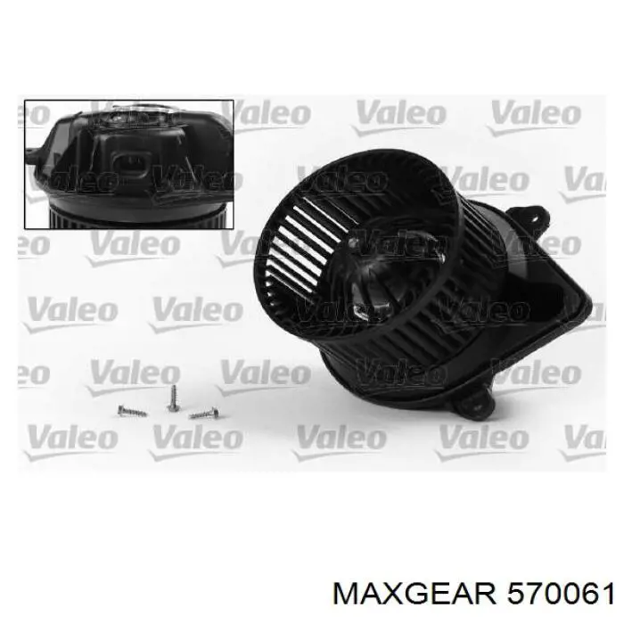 57-0061 Maxgear motor eléctrico, ventilador habitáculo